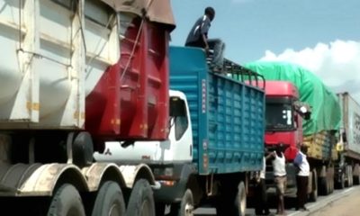 Mombasa-Nairobi highway.