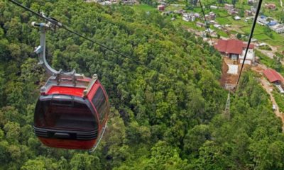 High-flying cable cars