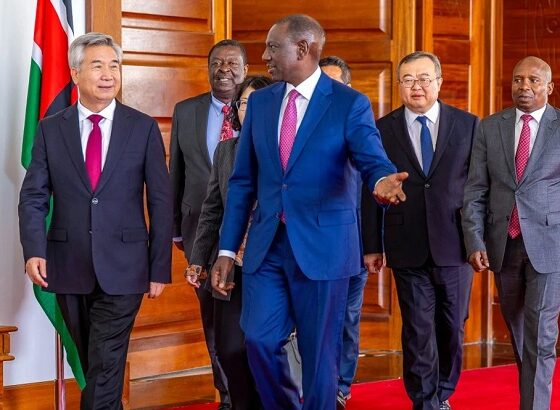 President Ruto met Li Xi in Nairobi