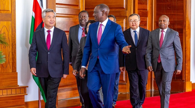 President Ruto met Li Xi in Nairobi