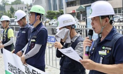 Korean construction workers